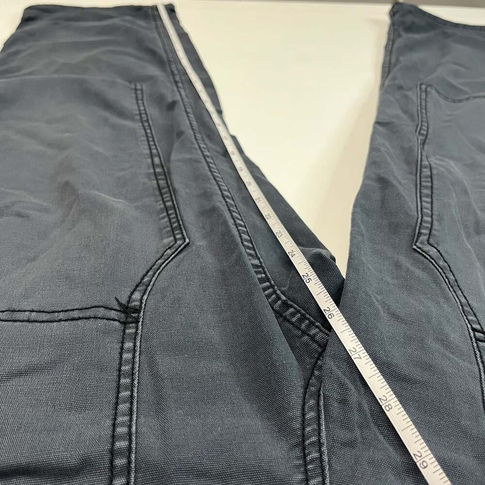 Pilcro Utility Pants Size 29 Dark Gray Cargo Wide Leg Charcoal - Picture 6 of 11